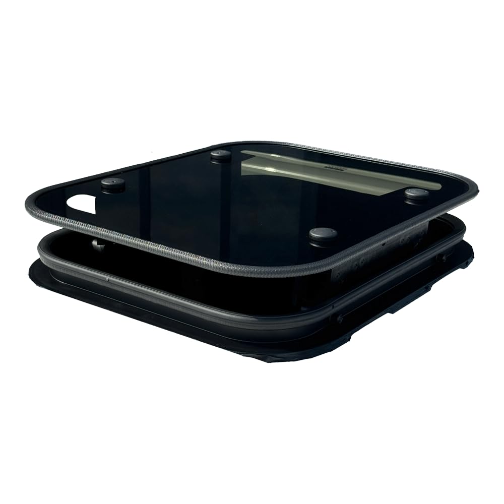 DeinVan.de Dachluke aus Glas – 40x50 cm Dachhaube