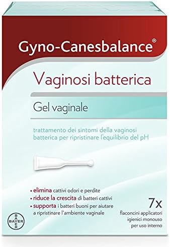 Gel Lubricant Intimate Vaginal Gyno Canes Bacterial Balance – bacterial vaginosis Vaginal – Against Odours (Air Freshener), Bacteria Bad and Balance Bacterial Flora – Also in Pregnancy