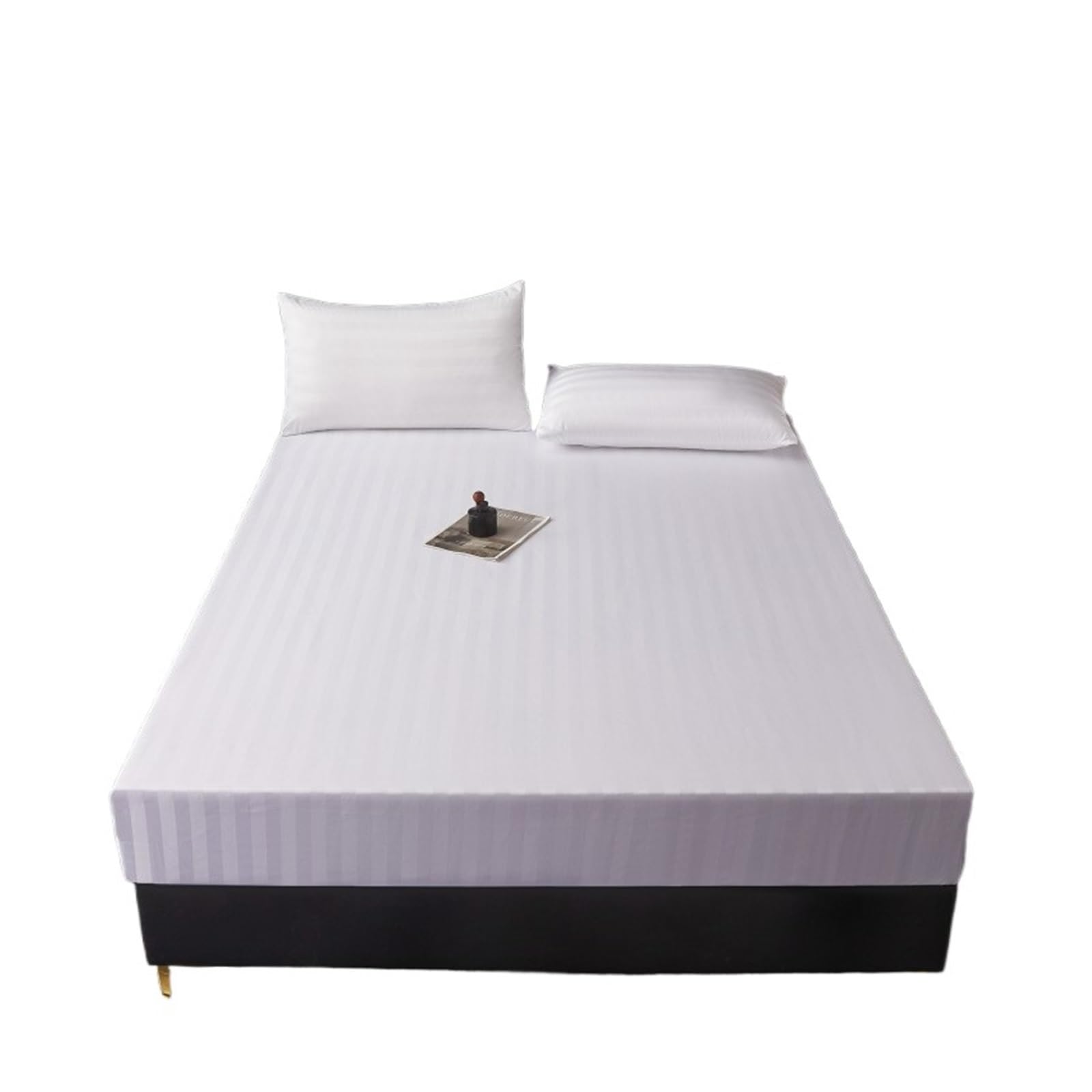 Wasserdichter Matratzenbezug Glattes Bettlaken, hautfreundliches Spannbettlaken, Sommerbettbezug, Einzel-/Queen-/Kingsize-Bettwäsche(Color03,180x200cm 3pcs Set)