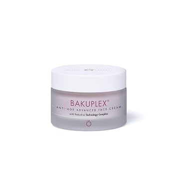 Skön Bakuplex Anti-Age Face Cream with Vitamin E Hyaluronic Acid and Bakuchiol Anti-Wrinkle Face Cream with Invigorating and Regenerating Effect Prevents the Formation of Wrinkles All