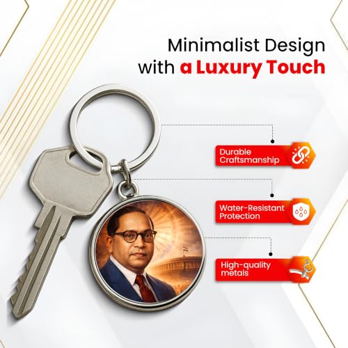 Image of MG | Protective Evil Eye /Spiritual Symbols /Om /Motivational Keychains | Double-Sided Metal Key Ring | Good Luck and devine Charm for Car, Bike, Home & Office