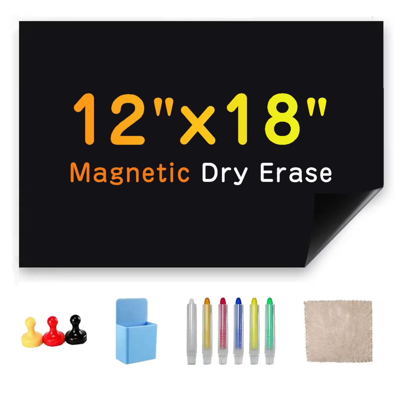 Magnetic Chalkboard 12"x18" for Wall Chalk Board Sticker
