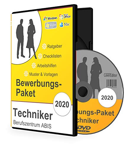 Bewerbungspaket TECHNIK: Bewerbungs-Ratgeber, Checklisten und 20 komplette Musterbewerbungen für Techniker/Technikerinnen als MS-Word-Dateien auf CD-ROM