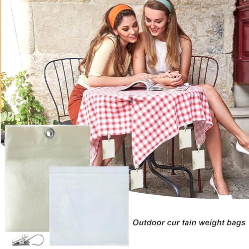 Clip de support et poids de table extérieurs pour nappe et rideau - 3
