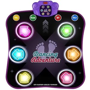 Flooyes Dance Mat Toys for 3-12 Yea...