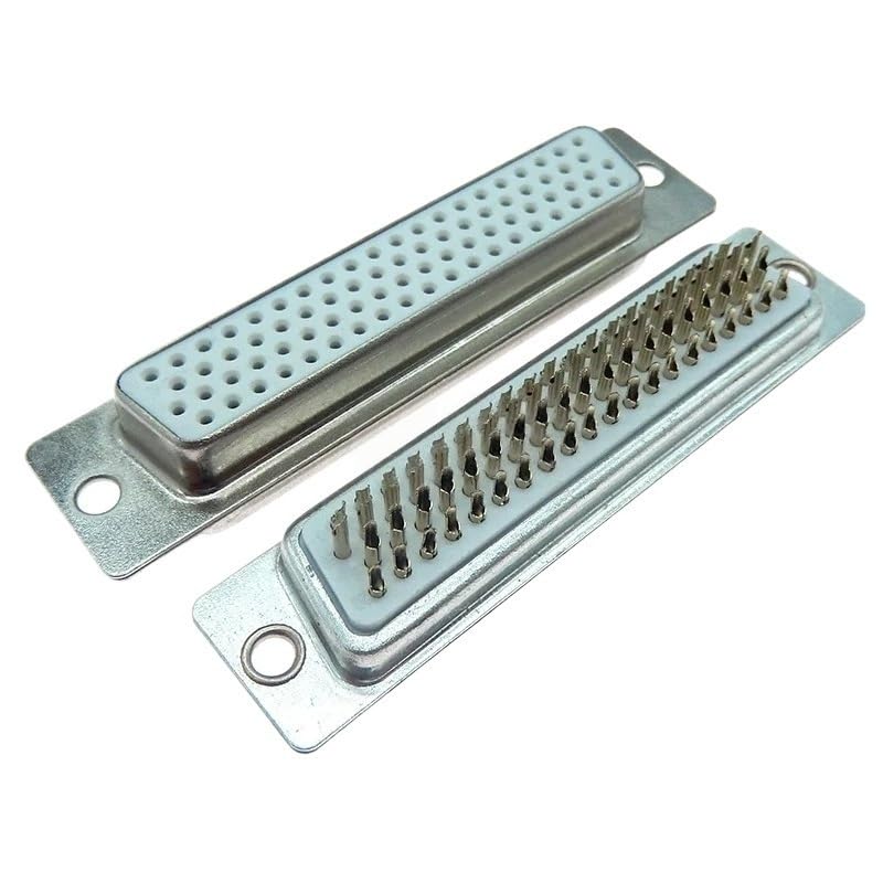 Image of 1PCS DB78 1U 3U Gold Plated Sol* /id Pin Male Female Connector Solder Type D-Sub 78pin Serial Port Adapter HDB78(1PCS 3U Male)