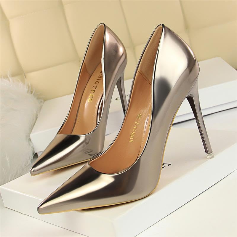 chinese dress ladies Women's Dress Church Shoes BDF 663C Bronze  By Day Fashion