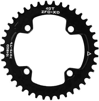 Amazon | 自転車チェーンリング、BCD 104MM 40T 42T ナローワイド Amazon | 自転車チェーンリング、BCD 104MM 40T 42T ナローワイド