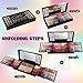 CHARMCODE Full Makeup Kit, Makeup Sets for Women Full Kit, All in One Make Up Gift Set for Girls & Women with Eyeshadow,Liquid Lipstick,Foundation,Mascara,Blush,Eyeliner,Contour,Brushes and More