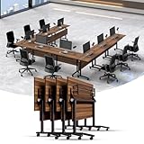 Folding Conference Tables,Flip Top Mobile Conference Room Table/Podcast,47.2