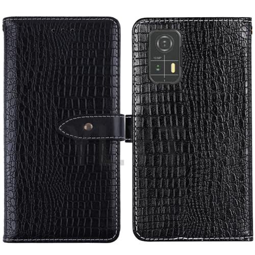 HsinchuTien 豪華な 黒 カバー 合皮 耐汚れ ポーチ シリコーン Case スタンド レザー カード収納 財布 保護する Cover ケース 手帳型 可兼容AGM H Max 6.56 inch との互換性あり