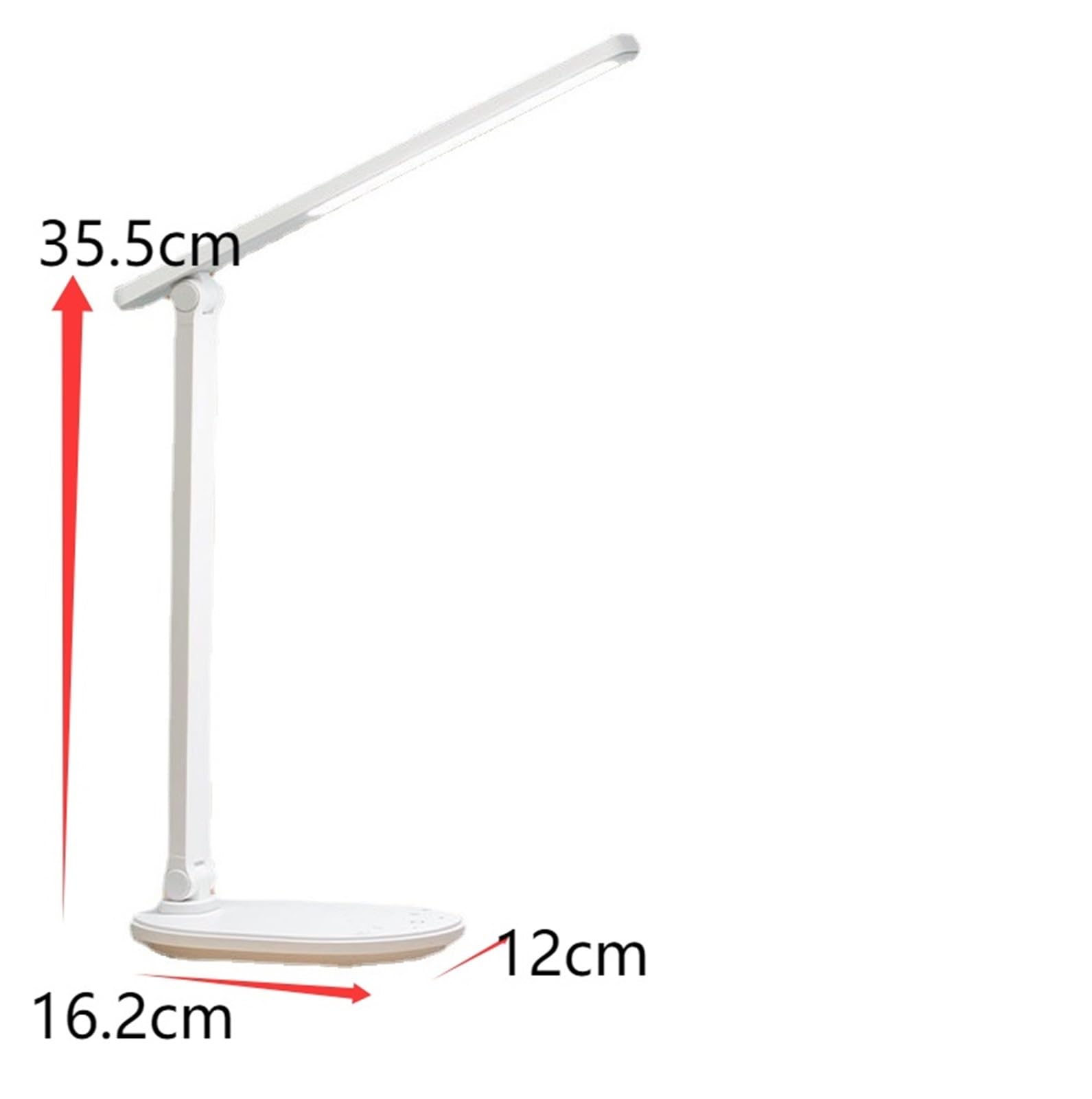 Lampa Biurkowa do Domowego Ściemnialna Lampka Biurkowa LED Z Ładowaniem USB, 3 Tryby Jasności, Dotyk Lampa Stołowa do Czytania