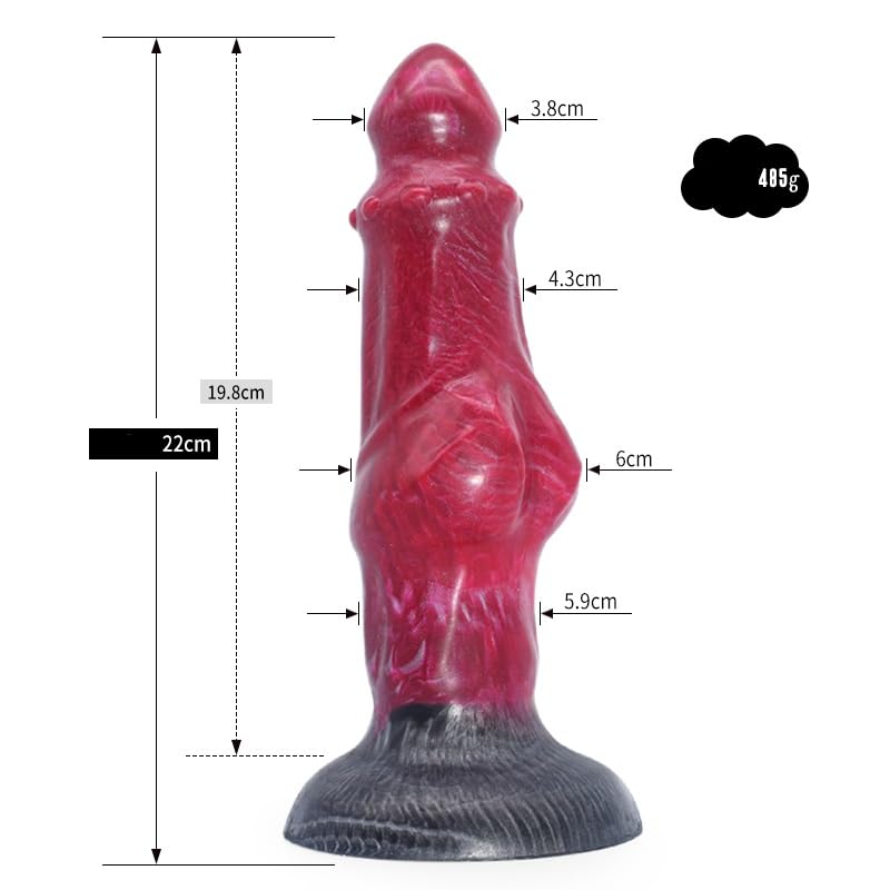 Gode alien en silicone liquide BeHorny de haute qualité - 4