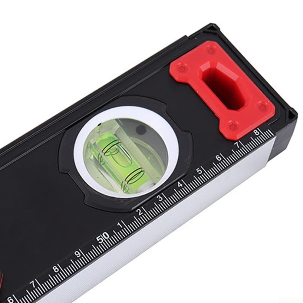 Nivel de burbuja digital, nivel magnético digital y transportador, pantalla LED, buscador de ángulo inclinómetro a nivel de espíritu, IP67 resistente al agua (40 cm)