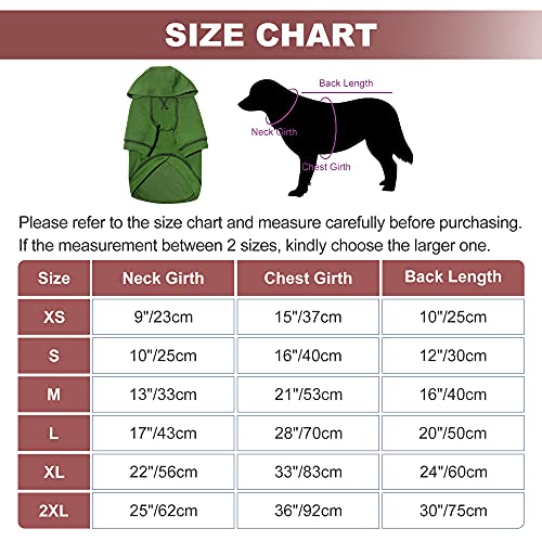 Kickred Basic Dog Hoodie Sweatshirts, Pet Clothes Hoodies Sweater With Hat And Leash Hole, Soft Cotton Outfit Coat For Small Medium Large Dogs #TOP1