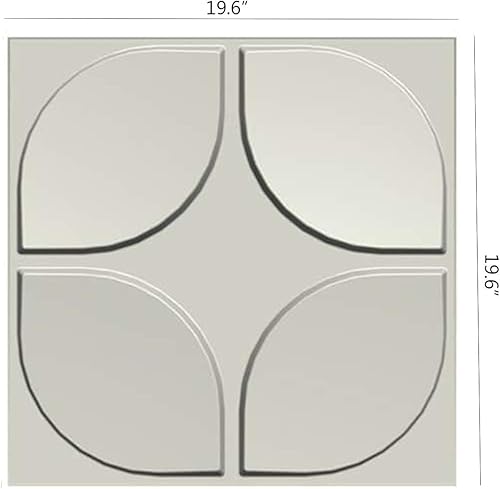 Miniatura 4 de Kingsman - Paneles de pared 3D de 19.6 pulgadas x 19.6 pulgadas x 1 pulgadas (10 unidades) (flor)