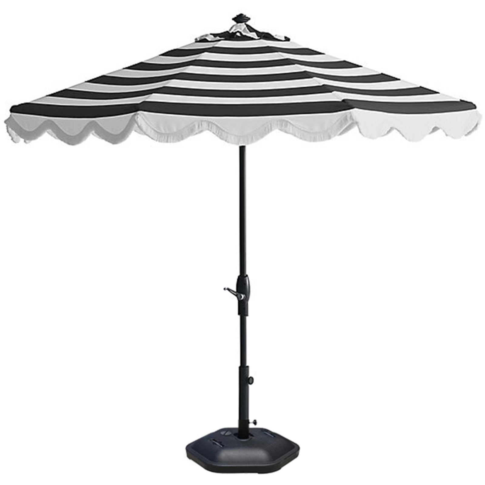 GLETSF 9Ft270Cm Garden Parasol With Crank Handle,Tiltable Outdoor Umbrella With 8 Ribs For Patio,Beach,Pool,Lawn And Backyard,