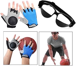Wrzbest Basketball Dribble Skill Training Assistants, 1 Set of Basketball Dribbling Glasses Goggles