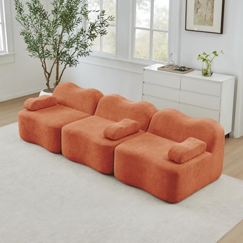 Sofá modular de 3 plazas con asiento profundo Boneless para acabar con dolores de espalda 4