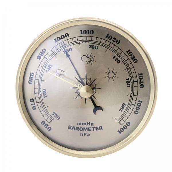 MERISHOPP 2x3.5'' Aneroid Barometer mmHg/Hpa Indoor Outdoor Wall Hanging Weather Station|Home & Garden|Yard Garden & Outdoor Living|Garden D?©cor|Weather Stations-image-31