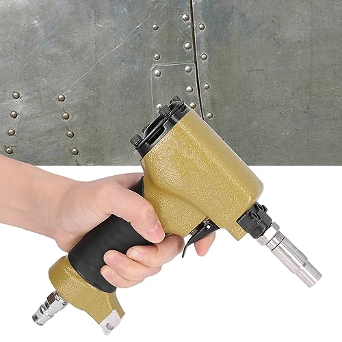 a ir Thumbtack Tool, Pneumatic Thumbtack, Pneumatic Trim Finish Pin with Lightweight Aluminum Alloy, Magnetic Sleeve for Furniture Decoration, Woodworking(1080)