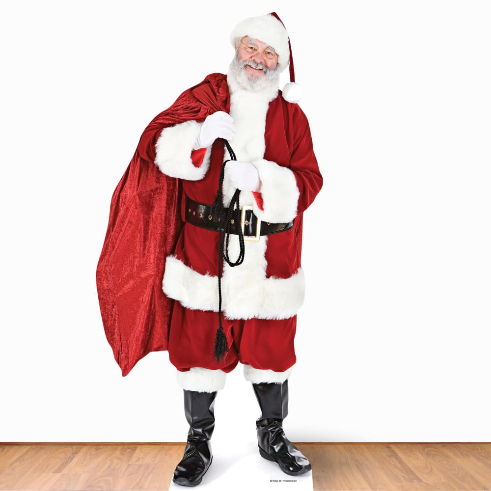 Star Cutouts - Stsc14 - Figurine Géante - Père Noel avec Sac De Jouets - 180 Cm