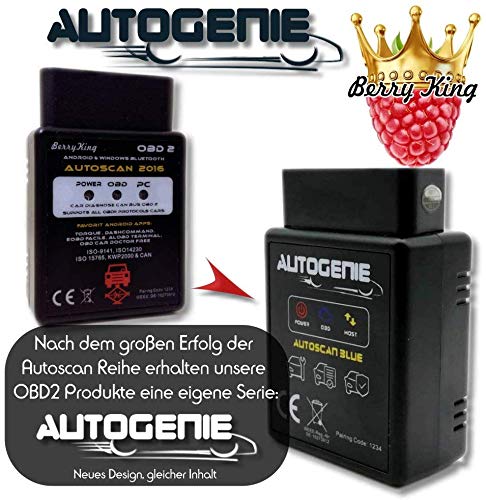 Foto von bestbeans OBD2 Diagnose für Fahrzeuge über Android Kabellos Diagnosegerät Auto OBD2 Bluetooth Adapter, Fehler-Code Scanner für Alle OBDII Protokoll