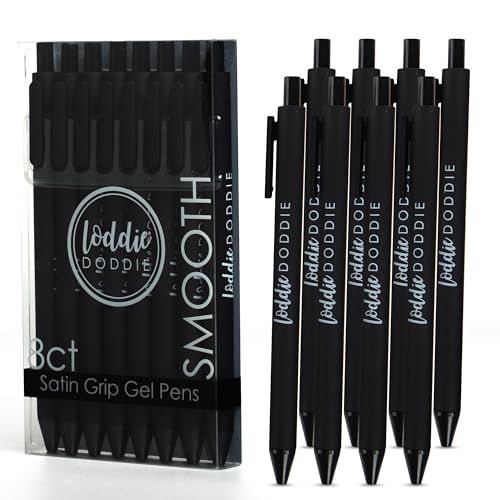 Stylos à encre gel noire pour journal créatif et écriture fluide