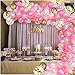 CADNLY Pink Balloons Garland Set - 115-Piece Light Pink, White and Gold Balloon Set for Birthday Party Decorations - Hot and Pastel Pink Latex Baby Girl Baby Shower Supplies - DIY Large Balloon Arch