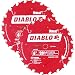 Freud D0620X Diablo 6-inch 20 Tooth Perma-Shield TiCO Framing Saw Blades, 2-Pack