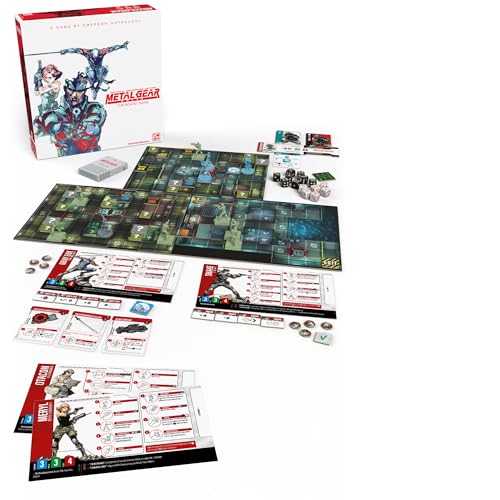 Metal Gear Solid Juego de Mesa CMON Estrategia 14+ 1-4 Jugadores miniatura 2