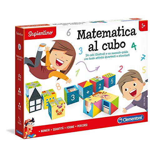 Clementoni - 16178 - Sapientino - Matematica al cubo - gioco per imparare a contare, cubi impilabili con numeri - gioco educativo 5 anni - Made in Italy Clementoni - 16178 - Sapientino - Matematica al cubo - gioco per imparare a contare, cubi impilabili con numeri - gioco educativo 5 anni - Made in Italy