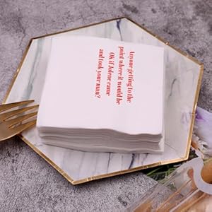 Funnycocktailnapkins100pcsfunnyquotessayingdisposablepaperpartynapkins45x45twoplyanyonegettingtothepointwhereitwouldbeokifjolenecameandtookyourmannapkins  Urban Country Home Decor Funny cocktail napkins 100pcs funny quotes saying disposable paper party napkins 45 x 45 two ply anyone getting to the point where it would be ok if jolene came and took your man napkins  urban country home decor