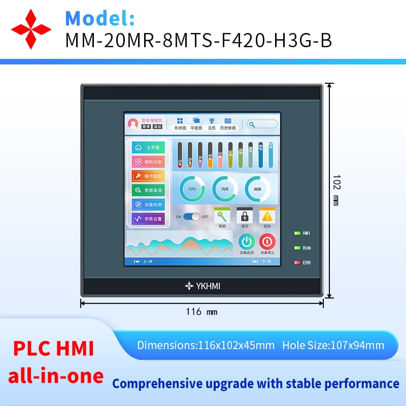 Image of Programmable Logic Controller HMI Interface (F420-H3G-B)