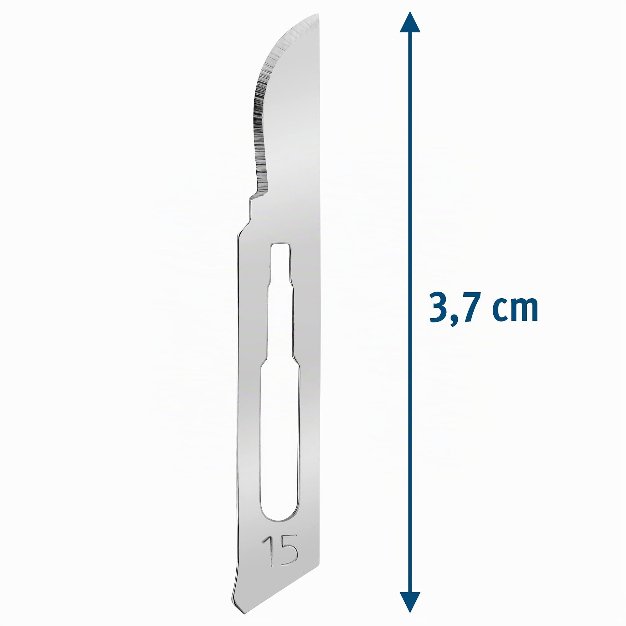 Lot de 100 lames de scalpel stériles Figure 15 pour support de scalpel n° 3 – Extrêmement tranchantes