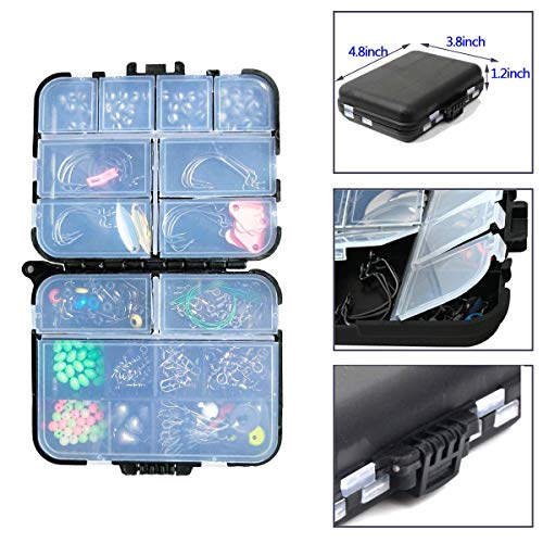 image for HiBD Fishing Tackle Kit Fishing Box Including Jig Hooks, Bullet Bass C