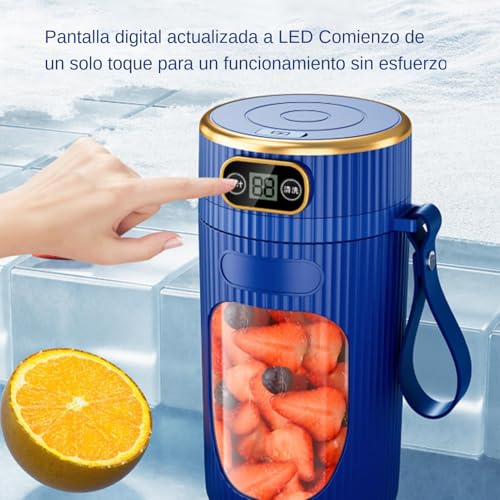 Mezcladora compacta portátil con batería recargable para batidos de proteínas eficientes 6