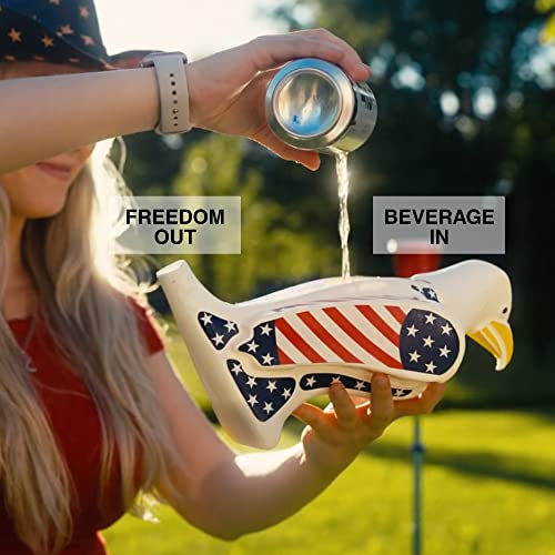 Freedom Funnel American Patriotic Eagle Funnel Made in USA Red