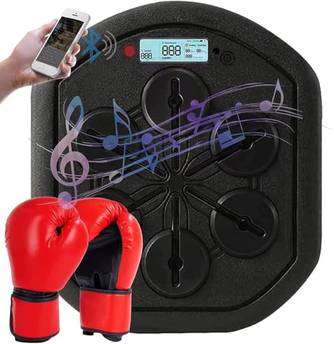 Machine de boxe électronique murale LED avec connexion Bluetooth pour l'entraînement à la maison