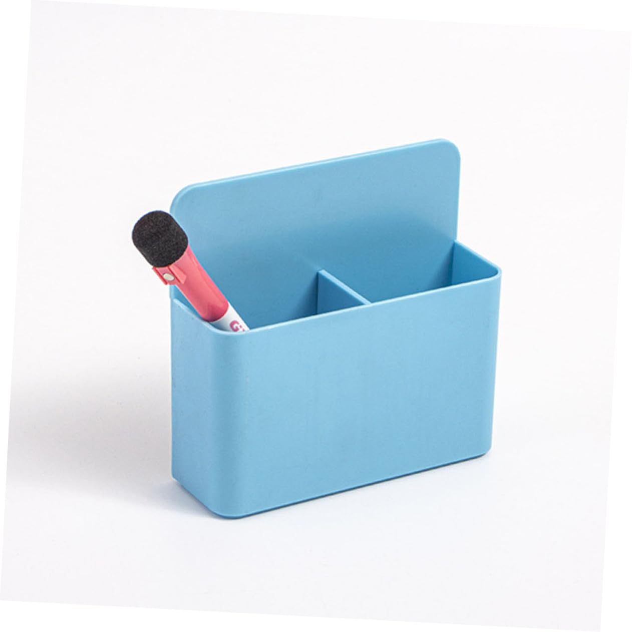3pezzi Portapenne Magnetico Per Penne e Articoli Di Cancelleria Realizzato in Plastica Resistente Potente Magnete Per Attaccarsi a Supporti Metallici Come Frigoriferi e Lavagne Bia