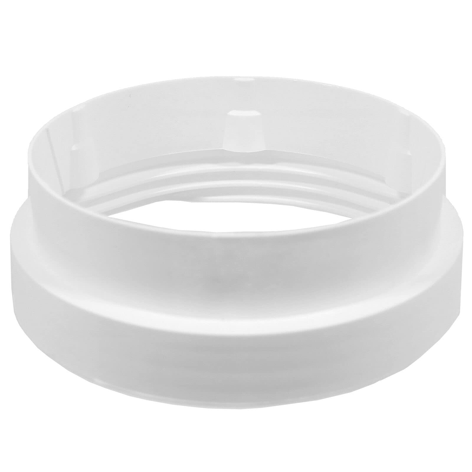 SPARES2GO Air Conditioning Vent Hose Connector Adaptor 5" 125mm Threaded Duct Outlet Ring