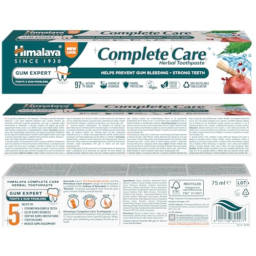 Himalaya Herbals Complete Care Herbal Gum Expert Toothpaste with miswak, neem, pomogrenate|Prevents Cavity and Tooth Decay… – Ansicht 3