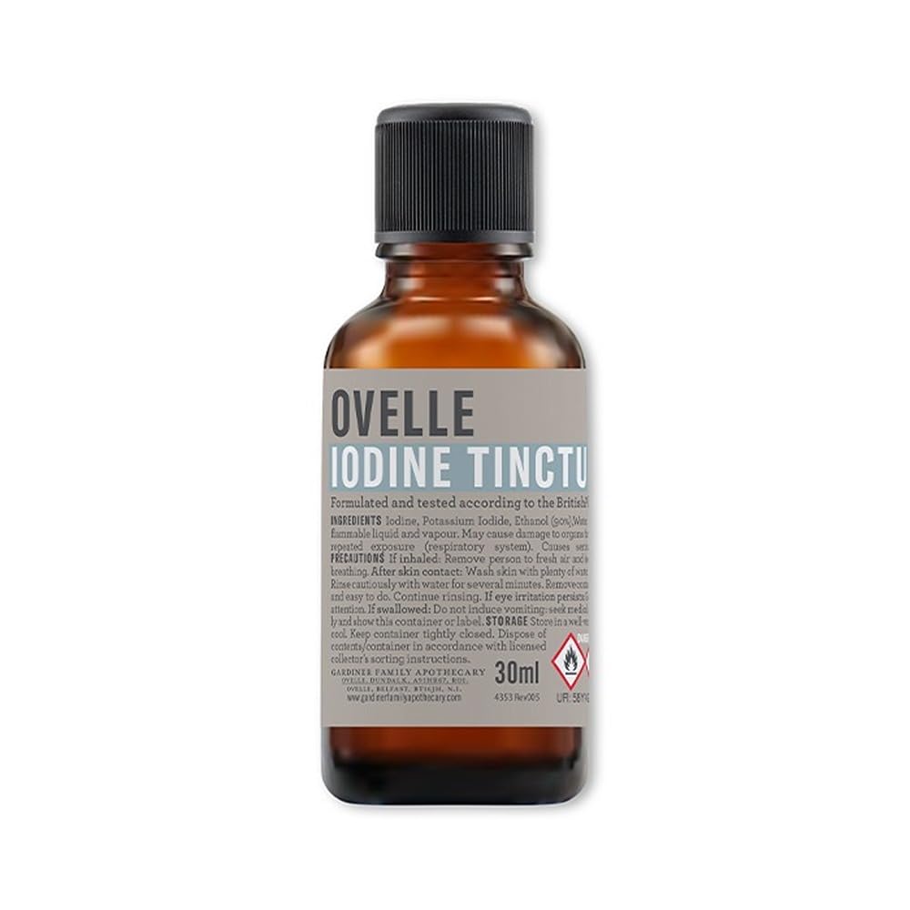 Iodine Tincture, 30ml - Antiseptic Solution for Skin Cleansing & Wound Care, Ready-to-Use Liquid