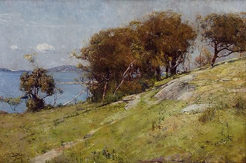 Affiche Toile Pastorale de Cremorne Arthur Streeton décoration murale grand format