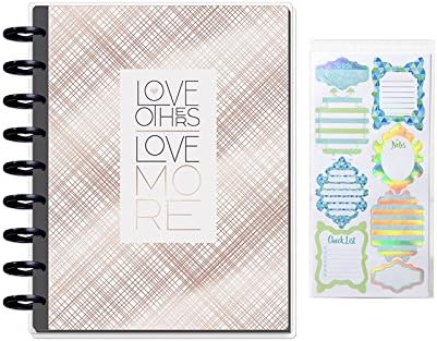 Create 365 2018 - 2019 CLASSIC (Medium) Happy Planner - Modern Chic bundled with Recollections Planner Sticker Sheet