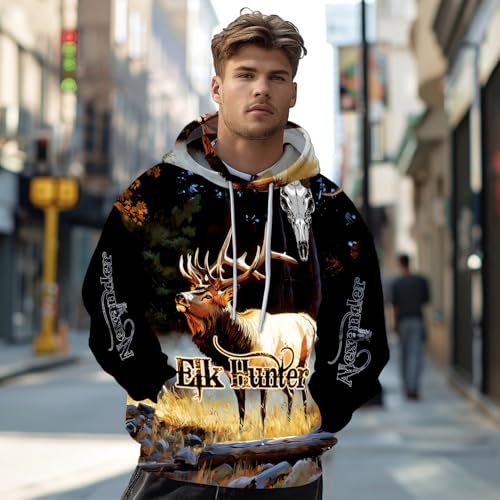 Image of PriAmi Custom Camo Hoodie for Women, 3D Pullover Hunting Sweater Gift