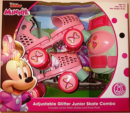 Playwheels Disney Junior Minnie Adjustable Glitter Junior Skate Combo #TOP7