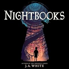 Nightbooks Audiolibro Por J. A. White arte de portada