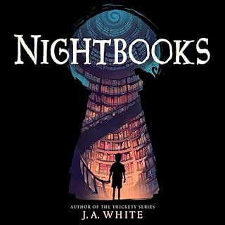 Nightbooks Audiolibro Por J. A. White arte de portada