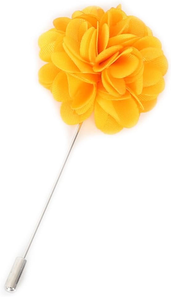 Gentleman's Essentials Premium Handmade Flower Lapel Pin Boutonniere